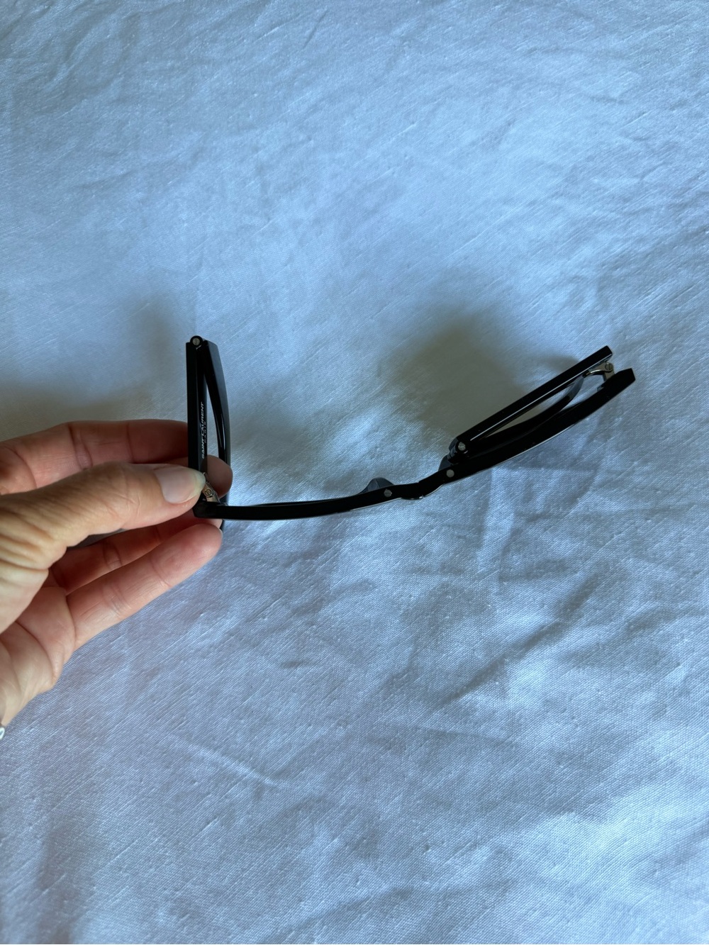 Saint Laurent Black Square Sunglasses - Picture 4 of 10
